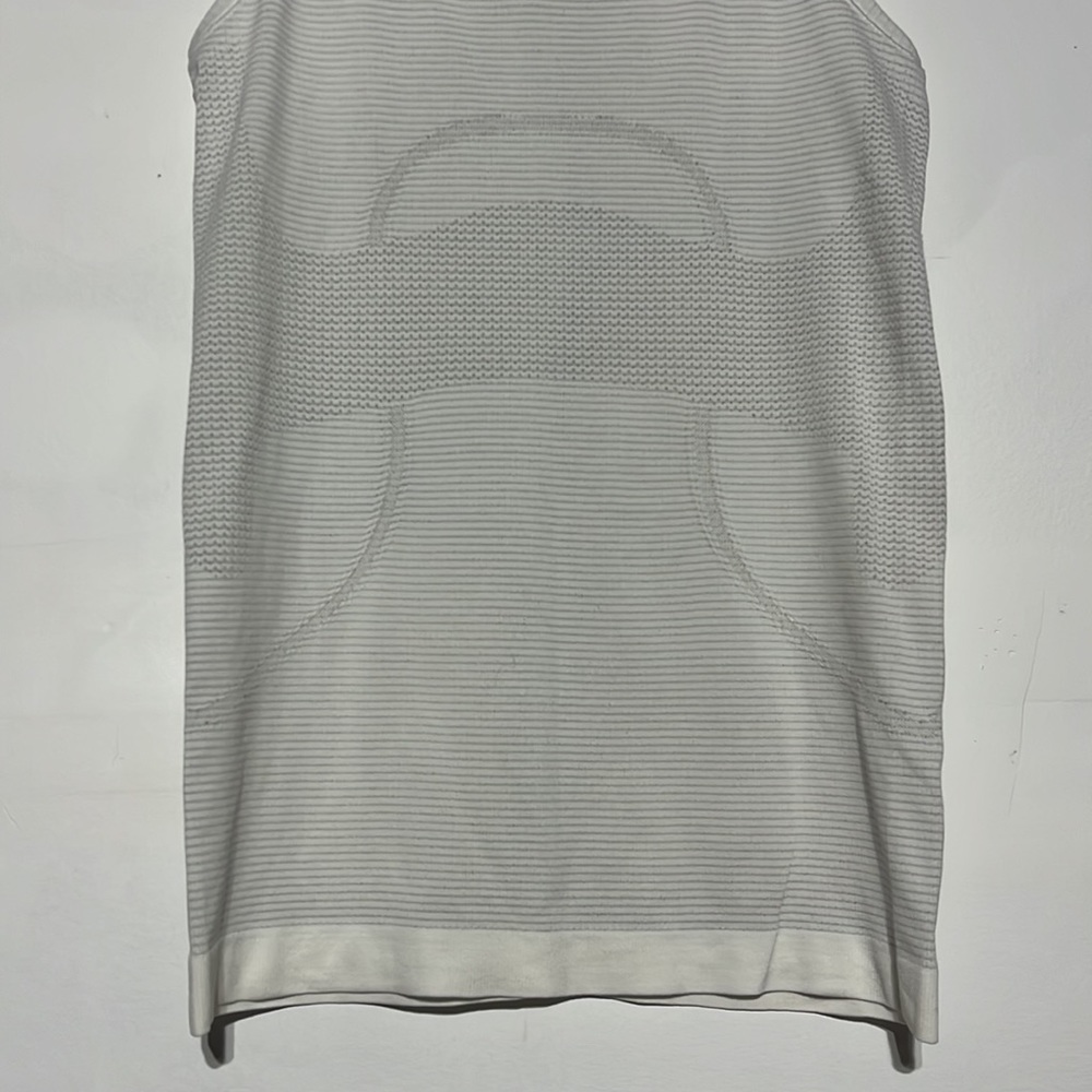 Lululemon Swiftly Tech Racerback Tank Top 2.0 White Size 4 - Picture 4 of 8